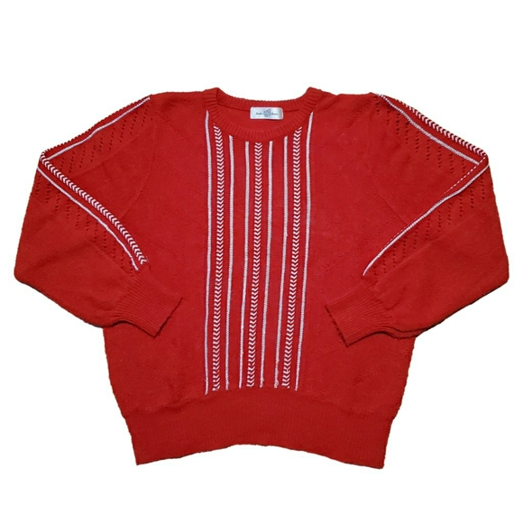 Vintage 80s Knitted Sweater - Picture 1 of 1